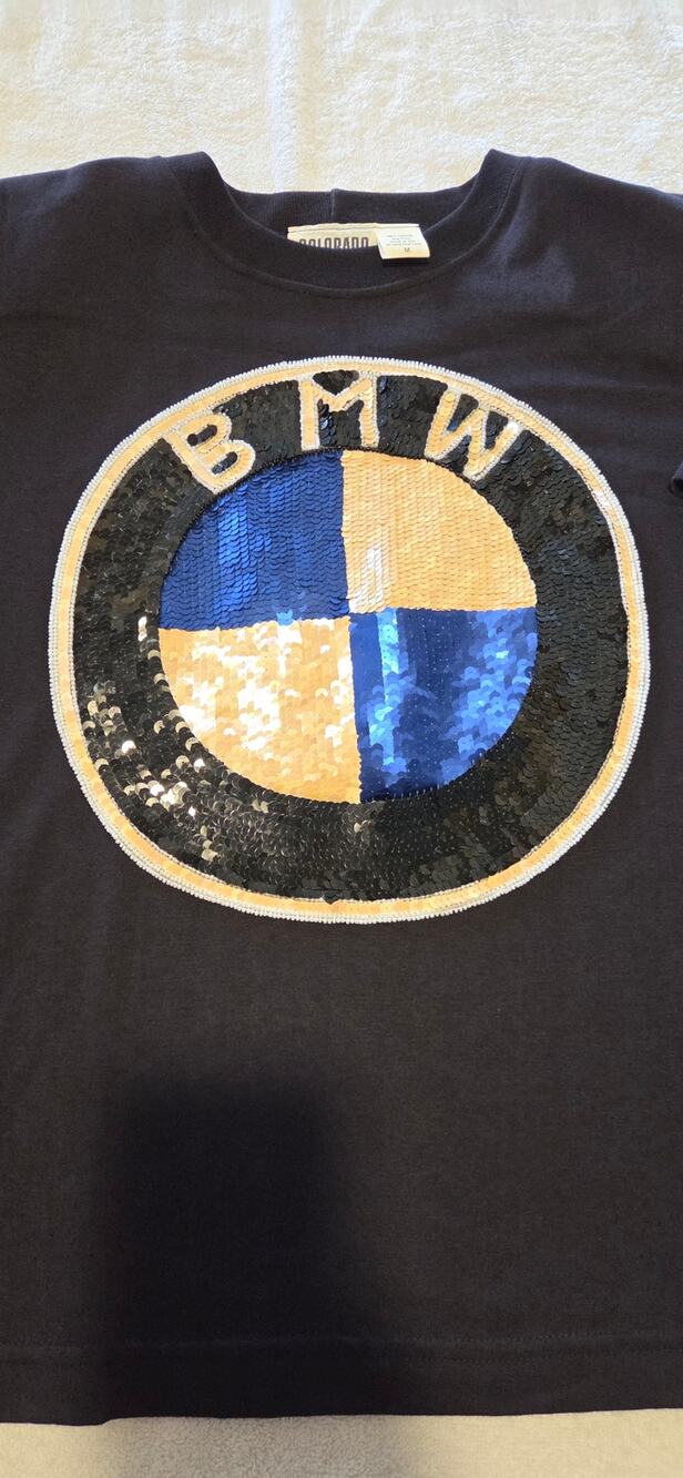 Vintage Colorado BMW Sequined Shirt